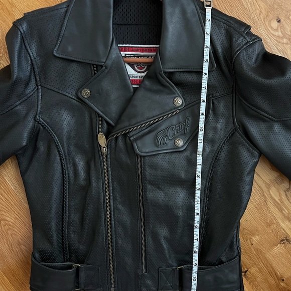 Leather Motorcycle Jacket - Picture 9 of 9